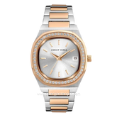 CHRIST VERRA AURIELLE CV 919566L-14 SLV Silver Rosegold Stainless Steel